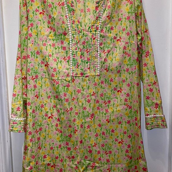 Lilly Pulitzer Beach Coverup Size S Vintage - Picture 4 of 4